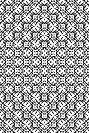 黑白几何无缝花型设计