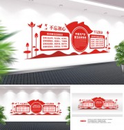 廉洁自律准则文化墙