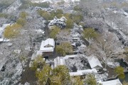 雪中园林景观