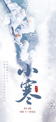 小寒节气海报图片素材下载