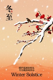 冬至藏韵传统二十四节气广告