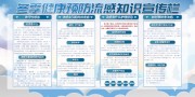 预防冬季流感知识展板