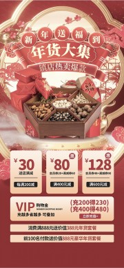 年货大集促销活动电商首页图片