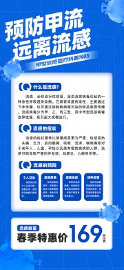 流感医疗科普宣传海报