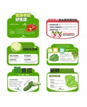 超市蔬菜水果蔬果介绍异形牌图片下载