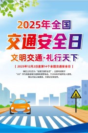 2025年全国交通安全日海报
