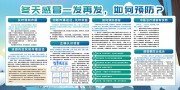 冬季感冒防治健康教育宣传栏
