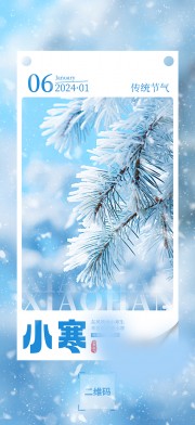 中国传统节气小寒广告