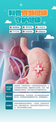 胃部健康科普海报
