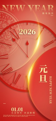 元旦新年跨年海报图片素材下载