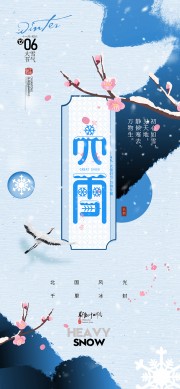 二十四节气大雪广告