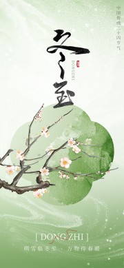 冬至二十四节气海报