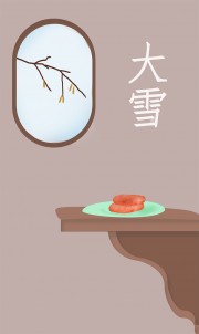 中国传统节气大雪广告