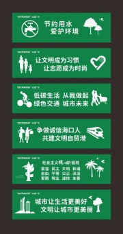 工地围挡城市文明宣传栏