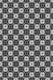 黑白几何无缝花型设计