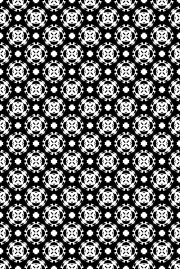 黑白几何无缝花型设计