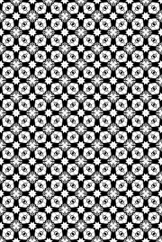 黑白几何无缝花型设计