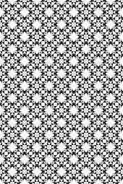 黑白几何无缝花型设计