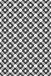 黑白几何无缝花型设计