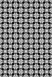 黑白几何无缝花型设计