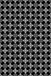 黑白几何无缝花型设计