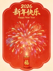 2026新年快乐新年图片下载