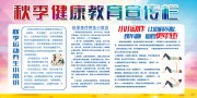 秋季健康教育宣传栏图片下载