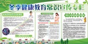 冬季健康教育常识宣传栏