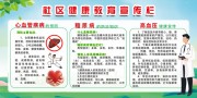 社区健康宣传科普展板图片素材