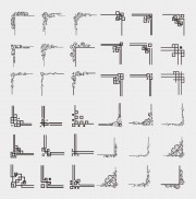 边框花边矢量素材