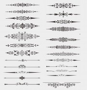 花边花纹矢量素材