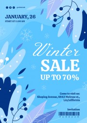 冬季促销活动图片素材