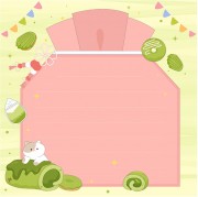 卡通便签纸背景图片素材