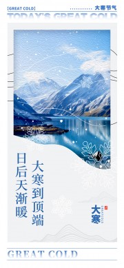 二十四节气大寒广告