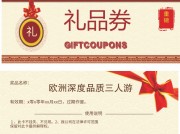 传统中国风礼品券卡券设计