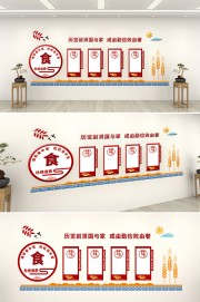 食堂文化文化墙图片素材下载