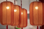 传统灯笼悬挂装饰