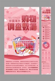 购物调查数据公众号运营长图下载
