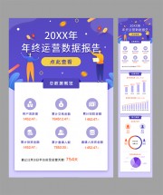 年终运营数据报告公众号运营长图