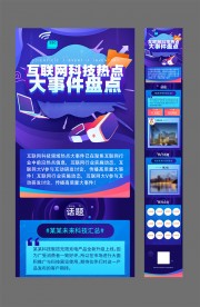 互联网科技热点大事件盘点新闻资讯公众号运营长图图片