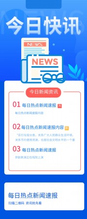今日快讯新闻公众号运营长图图片素材