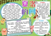 夏洛的网读后感阅读手抄报【word格式】