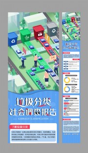 垃圾分类社会调查报告公众号运营长图