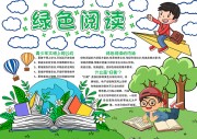 绿色阅读创意小报【word格式】