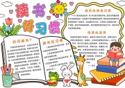 读书好习惯手抄报模板【word格式】