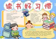 读书好习惯阅读手抄报【word格式】