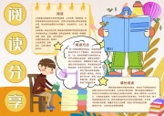阅读分享阅读手抄报【word格式】
