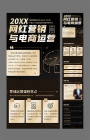 电商运营公众号运营长图海报