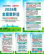 2026年全国爱肝日海报展板