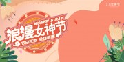 38妇女节狂欢钜惠展板